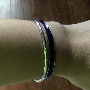 Two bangle bracelets, only worn a few times